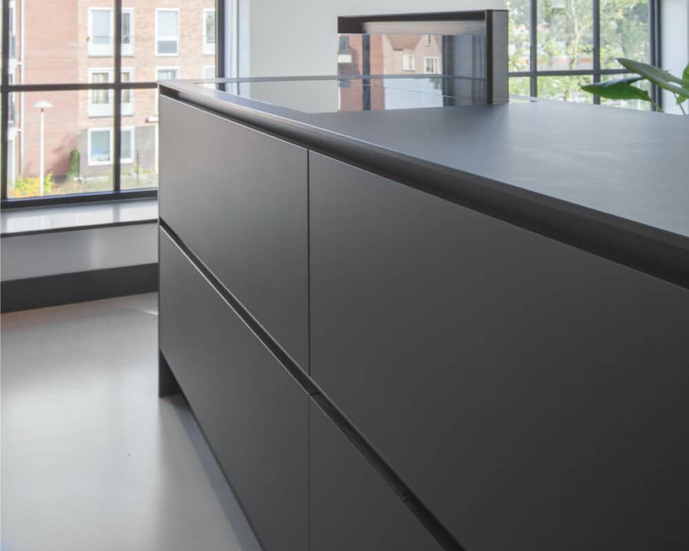 fenix keuken mat zwart van ginkel keukens 010 Fenix Keuken Mat Zwart Van Ginkel Keukens 010